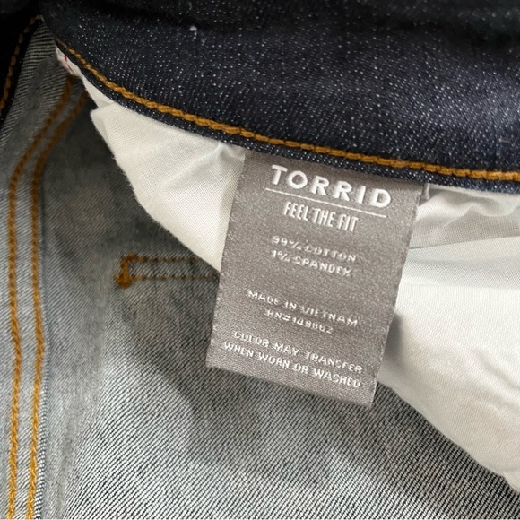 Torrid mid-rise skinny vintage stretch jeans plus size 22 - Picture 9 of 11